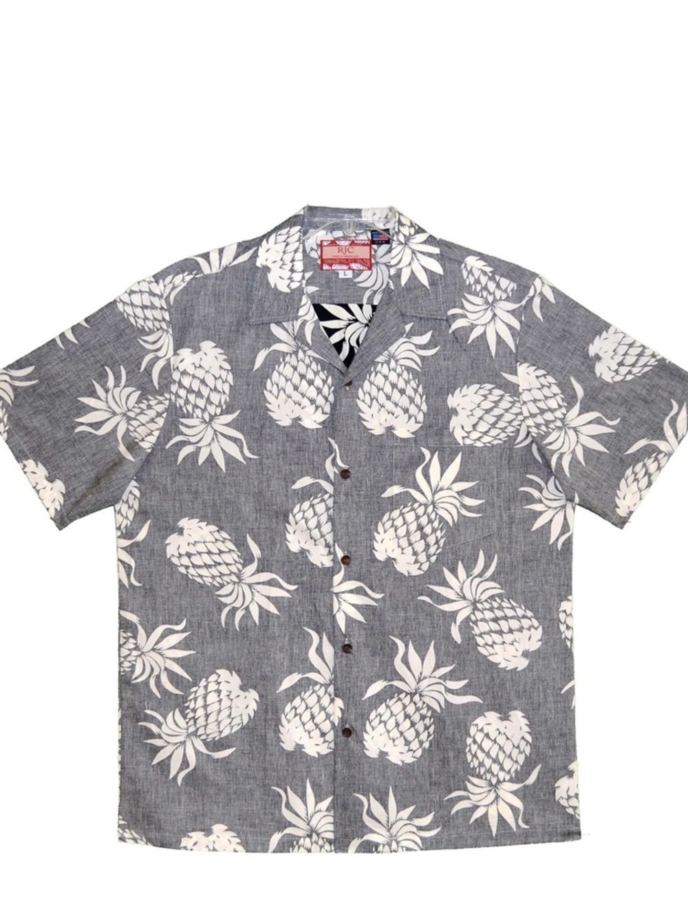 Men’s RJC Pineapple Hala Kahiki Reverse Shirt